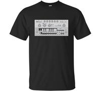 PU KOU Roland, Retro, Bass Line, Tb-303, Trance, Club, Music, T-Shirt M