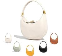 PU Leather Crescent Bag Crossbody Purses for Women Bag 4 In 1 Cute Shoulder Bag Half Moon Bag Hobo Clutch Purse (04,M)