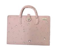 PU Leather Laptop Sleeve - Pink Water-Resistant Carrying Case, Slim Notebook Protector, Handle Design, Portable Computer Accessory, Stylish Travel Briefcase, Outer Cover | For Travel