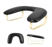 PU Leather Nail Tech Arm Rest, U-Shaped Manicure Hand Cushion, Detachable Nail Desk Arm Rest, Soft Nail Hand Pillow for Nail Techs, Comfortable for Pedicure & Manicure