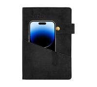 PU Leather Notebook, 2025 Planner Book, Daily Planner Notepad, Monthly Planner Organizer, Event Planner Notebook, 365 Days Schedule Book, Business Planning Notebook, Study Planner Organizer, PU