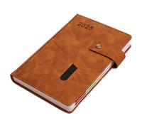 PU Leather Notebook, 2025 Planner Book, Daily Planner Notepad, Monthly Planner Organizer, Event Planner Notebook, 365 Days Schedule Book, Business Planning Notebook, Study Planner Organizer, PU