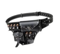 PU Leather Rivet Belt Bag, Multifunctional Medieval Renaissance Waist Pouch for Halloween Cosplay Costume