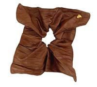 PU Leather Scrunchies, Large Elastic Hair Ties, 9.45x7.09in Portable Hairdress Accessories, Stylish Ponytail Holder for Women, Girls, Suitable Thick and Thin Hair