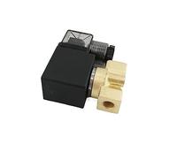 PU-M03 - Válvula solenoide de latón NC de 2 vías de acción directa G1/4 pulgadas, orificio de sellado FKM de 2,5 mm, 1 unidad (CA 220 V)