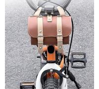 PU Manillar Sillín Alforja Con Correa De Hombro, Almacenamiento Retro Para Road Mountain City Bikes, Para Cuero Bolsa De Bicicleta, Pequeña Bolsa De Hombro De Bicicleta