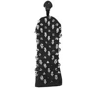 PU Waterproof Golf Putter Cover with Skull Rivet Design, Silver Club Headcover for Golf Supplies, Elastic Fit Protection in Sizes S M L for Men and Women Golfers (S(7.8x6.5x2.6cm/3.1x2.6x1in))