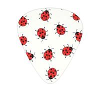 Púa de guitarra con estampado de patrón moteado infinito, paquete de 12, incluye calibres finos, medianos y pesados, adecuados para guitarra, ukelele
