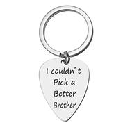 Púa de guitarra para cadena para hombres y mujeres, músico, guitarrista, marido, novio, púa de acero inoxidable, llavero de regalo, mochilas, lindas púas de joyería para niños