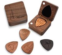 Púa de guitarra personalizada de madera + caja de regalo | Diseñe un regalo realmente único | Grabado con láser，regalo de cumpleaños para el día del padre, Navidad, cumpleaños para