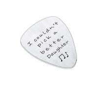 Púa de guitarra, regalos para mujeres con texto en inglés "I Couldn't Pick a Better", regalos para mujeres y hombres, regalos de cumpleaños y Navidad para mujeres (hija)