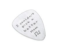 Púa de guitarra, regalos para mujeres con texto en inglés "I Couldn't Pick a Better", regalos para mujeres y hombres, regalos de cumpleaños y Navidad para mujeres (mamá)