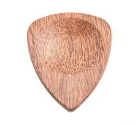 Púa de madera acabada a mano para bajo y guitarra acústica con borde liso y manejo cómodo (palisandro)