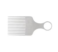 Púa de pelo | Peine de aluminio ligero y preciso | Peine de metal para el pelo | para hombres, novio, familia, rizado, viajes, hogar, salón de belleza interior