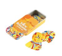 Púas para guitarra D'Addario Beatles - Accesorios de guitarra Beatles - Submarino Amarillo - Praderas Primrose - Calibre Medio (.70mm) - Paquete de 15