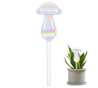 Púas de Agua,Estacas de Hidratación en Forma de Champiñón de Vidrio - Globos de Riego Automático para Plantas de Interior - para Macetas de Jardín, Flores, Interior, Exterior, Patio y