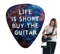 Púas de bajo, púas de guitarra con palabras huecas, accesorios de guitarra para bajo eléctrico, púa de ukelele para guitarristas, púas de guitarra para bajo, púas de guitarra de diseño hueco