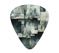 Púas de guitarra, 12 piezas de fragmentos de bloque WZYWHJ que imprime un tacto cómodo, tono claro, grosor moderado, adecuado para guitarra y guitarra eléctrica