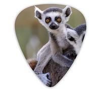 Púas de guitarra 3D Lemurs 12 piezas de púas de ukelele que incluyen 0,46 mm 0,71 mm 0,96 mm