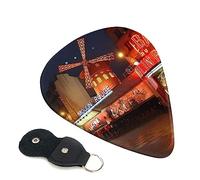 Púas de guitarra 6 uds moulin rouge Print púas de guitarra para bajo eléctrico guitarras acústicas ukelele