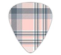 Púas de guitarra a cuadros, rosa, gris, blanco, belleza, moda, púas de guitarra, 12 paquetes, variedad de púas de guitarra, púas