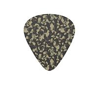 Púas de guitarra abstractas de caza, camuflaje, bosque, para bajo eléctrico, guitarra acústica, regalo, paquete de 12 unidades con caja