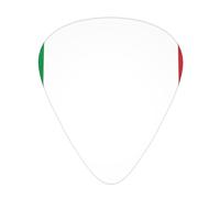 Púas de guitarra acústica con bandera de Italia - Púa de guitarra premium para bajo y guitarra eléctrica