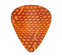 Púas de guitarra acústica con escala de pez rojo, púas de guitarra premium para bajo y guitarra eléctrica