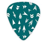 Púas de guitarra Arrow of Pattern 12 piezas de púas de ukelele que incluyen 0,46 mm 0,71 mm 0,96 mm