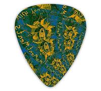 Púas de guitarra Art Colorful Eyes Púas de guitarra 12 piezas Púas de ukelele que incluyen 0,46 mm 0,71 mm 0,96 mm