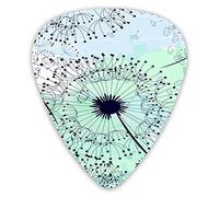 Púas de guitarra Beautiful Floral Dientes de león Premium Picks Sampler 12 paquetes - Variedad de púas de guitarra Púas