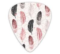 Púas de guitarra Blah Pattern 12 piezas de púas de ukelele que incluyen 0,46 mm 0,71 mm 0,96 mm