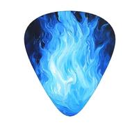 Púas de guitarra Blue Spirit Flame en tres grosores diferentes, adecuadas para guitarras eléctricas y guitarristas de banda