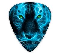 Púas de guitarra Blue Tiger Premium Púas de bajo para guitarra eléctrica y bajo con tres tamaños (paquete de 12)