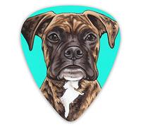Púas de guitarra Boxer Dogs Púas de guitarra premium 12 piezas Púas de ukelele que incluyen 0,46 mm 0,71 mm 0,96 mm