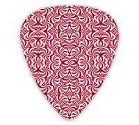 Púas de guitarra Christmas Peppermint Candy Scales Púas de bajo premium para guitarra eléctrica y bajo con tres tamaños (paquete de 12)