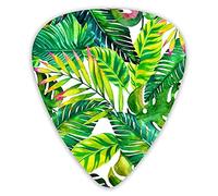 Púas de guitarra coloridas hojas tropicales púas de guitarra 12 paquetes - Variedad de púas de guitarra púas