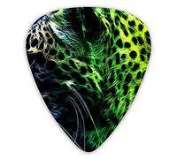 Púas de guitarra coloridas Rainbow Tiger Premium Púas de bajo para guitarra eléctrica y bajo con tres tamaños (paquete de 12)