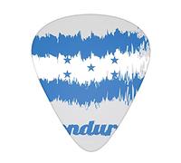 Púas de guitarra con bandera de Honduras, clásicas, triangulares, para bajo, acústica y eléctrica, para guitarristas, 12 piezas