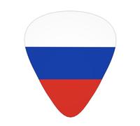 Púas de guitarra con bandera rusa en tres grosores diferentes, adecuadas para guitarras eléctricas y guitarristas de banda
