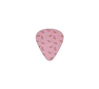 Púas de guitarra con dibujos animados de cara de cerdo rosa, bonitas púas de bajo premium para guitarra eléctrica y bajo con tres tamaños (paquete de 12)