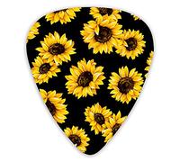 Púas de guitarra con diseño de girasol Púas de guitarra 12 paquetes - Variedad de púas de guitarra Púas