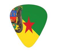 Púas de guitarra con diseño de mapa de banderas, púas para guitarra, bajo, paquete de 12