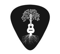 Púas de guitarra con diseño de raíces de árbol, ideales para tocar la guitarra (12 unidades).