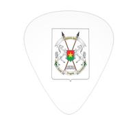 Púas de guitarra con emblema nacional de Burkina Faso, paquete de 12