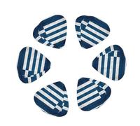 Púas de guitarra con estampado de bandera griega, 12 púas de celuloide de alta calidad para guitarra acústica, eléctrica y bajo