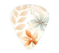 Púas de guitarra con estampado de hojas de arce en tamaños finos, medianos y gruesos, juego de 12 piezas, adecuadas para guitarra eléctrica y varios instrumentos