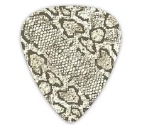 Púas de guitarra con patrón de animal, piel de leopardo, mantel individual de animales, moderno, premium, muestrador de 12 paquetes, variedad de púas de guitarra, púas