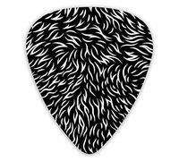 Púas de guitarra con patrón de piel Púas de guitarra 12 piezas Púas de ukelele que incluyen 0,46 mm 0,71 mm 0,96 mm