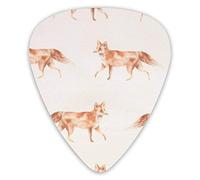 Púas de guitarra con patrón de zorro, 12 piezas, púas de ukelele, que incluyen 0,46 mm 0,71 mm 0,96 mm